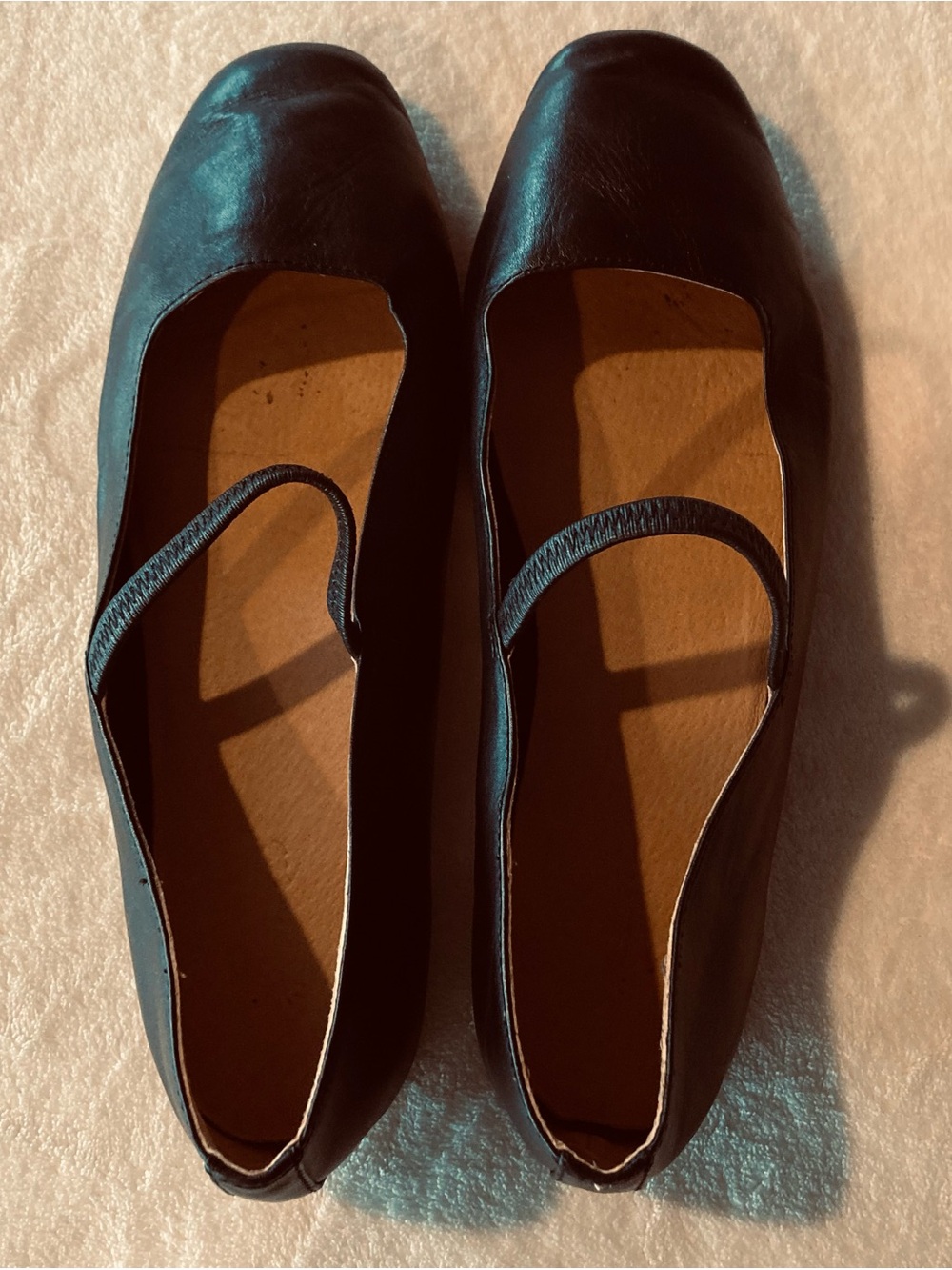 Madewell The Greta Ballet Flat Mary Jane Elastic Strap Women's Black Size US 9.0
